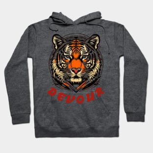 Devour tiger head Hoodie